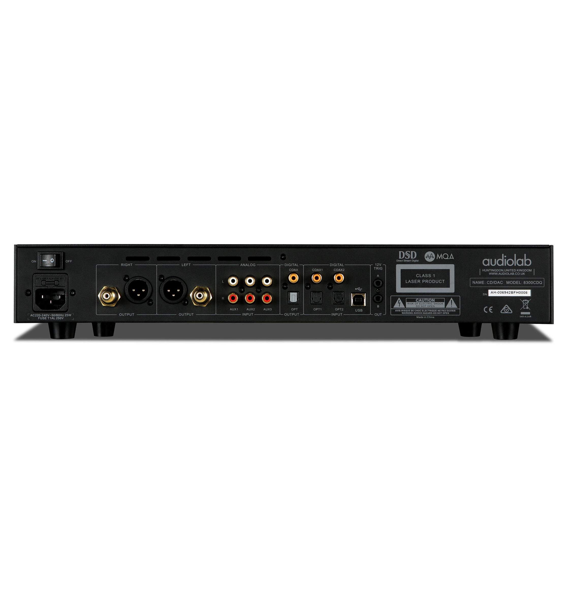 Audiolab 8300CDQ DAC/CD Player/Pre-Amplifier – Audio Visual Revolution